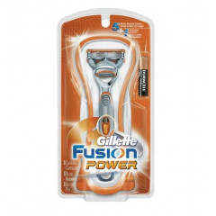 Бритва мужская Gillette Fusion Power Razor (1 станок 1 картридж 1 батарейка)