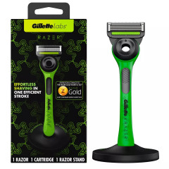 Бритва Gillette Labs RAZER з відшаровувально стрічкою (1 битва 1 підстав 1 картридж)