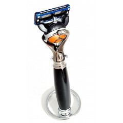 Handmade razor for Gillette Fusion ProGlide Flexball stand and travel case (1 cartridge)