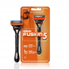 Бритва мужская Gillette Fusion 5 с триммером (1 станок 1 картридж)