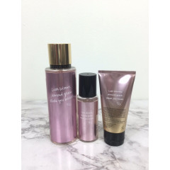 Perfumed set Victoria's Secret Velvet Petals (spray 250 ml, and spray and lotion in travel size of 75 ml)