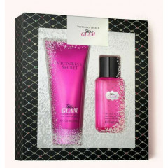 Perfumed set Victoria's Secret Tease Glam travel size spray and body lotion (2 items)