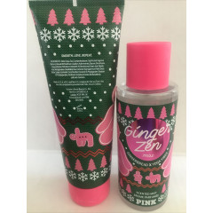 Perfumed spray and body lotion set Victoria`s Secret Pink Ginger Zen Lotion & Body Mist Set (2 items)