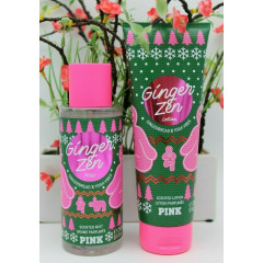 Perfumed spray and body lotion set Victoria`s Secret Pink Ginger Zen Lotion & Body Mist Set (2 items)