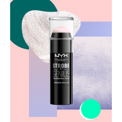 NYX Cosmetics Strobe of Genius Holographic Stick (6 g) 01 Pink (STGH01) Highlighter