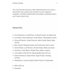 Набор парфюмированный Victoria`s Secret Love Spell Fragrance Mist & Body Lotion спрей и лосьон для тела (2 предмета)