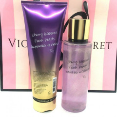 Perfumed set by Victoria's Secret spray with shimmer and body lotion Love Spell Fragrance Shimmer Mist & Fragrance Lotion (250 ml and 236 ml)