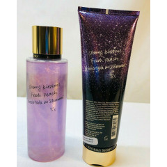 Набор парфюмированный Victoria`s Secret Love Spell Shimmer Fragrance Mist and Lotion спрей и лосьон для тела (2 предмета)