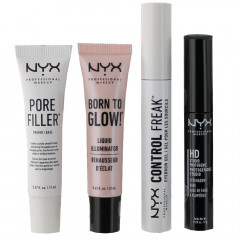 Дорожній набір NYX Cosmetics Ready Prep Go Jet Set Travel Kit (7 предметів)