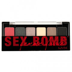 NYX Cosmetics The Sex Bomb Shadow Palette (6 shades)