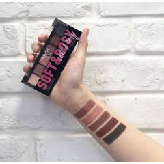 NYX Cosmetics Soft Rosy Eyeshadow Palette (6 shades)