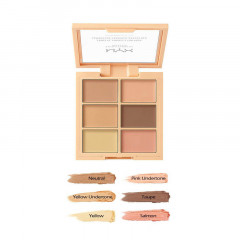 Палітра для контурингу та корекції NYX Conceal Correct Contour Palette ( відтнків) LIGHT (3CP01)