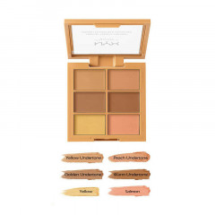 Палітра для контурингу та корекції NYX Conceal Correct Contour Palette ( відтнків) середній (3CP02)