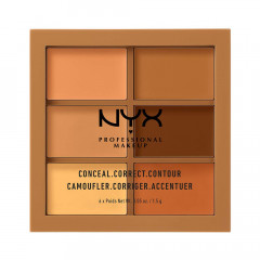 Палітра для контурингу та корекції NYX Conceal Correct Contour Palette ( відтнків) DEEP (3CP03)