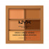 NYX Conceal Correct Contour Palette in DEEP (6 shades) - a palette for contouring and correction.