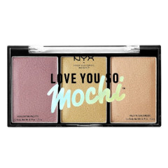 NYX Cosmetics Love You So Mochi highlighting palette (3 shades) Lit Life (LYSMHP01)