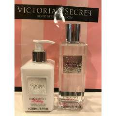 Perfumed set of spray and body lotion Victoria's Secret Bombshell Holiday2x250 ml