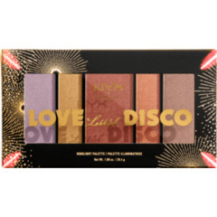 NYX Cosmetics Love Lust Disco Mystic Gems highlighter palette (5 shades)