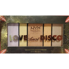 NYX Cosmetics Love Lust Disco Mystic Gems highlighter palette (5 shades)