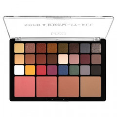 Палетка тіней для повік і рум'ян для обличчя NYX Such A Know-It-All Palette Vol 1 (24 відтінки тіней і 4 відтінки рум'ян)