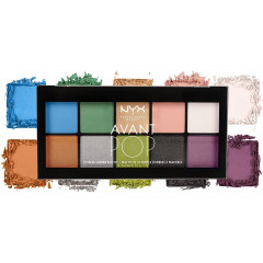NYX Avant POP! Shadow Palette (10 shades) Art Throb (APSP01)