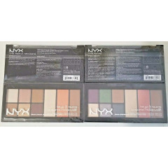 Набір косметики NYX Cosmetics Go To Palette (6 відтінків тіней + хайлайтер + рум'яна + бронзер) BON VOYAGE (GTP02)