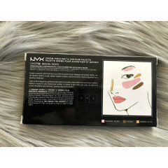 Палетка для контурингу NYX Cream Highlight and Contour Palette Medium