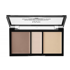 Палітра для контурингу NYX Cream Highlight and Contour Palette Light