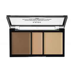 Палетка для контурингу NYX Cream Highlight and Contour Palette Medium