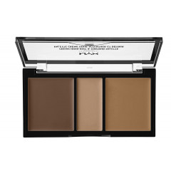 Палетка для контурингу NYX Cream Highlight and Contour Palette Deep
