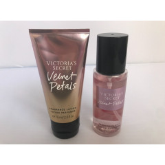 Set of body sprays and lotions Victoria's Secret Pure Seduction Love Spell Velvet Petals Bare Vanilla mini sizes (8x75 ml)