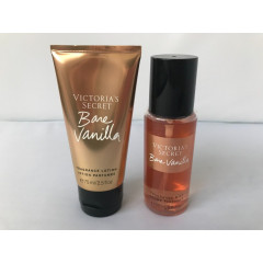 Set of body sprays and lotions Victoria's Secret Pure Seduction Love Spell Velvet Petals Bare Vanilla mini sizes (8x75 ml)