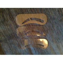 NYX Cosmetics Eyebrow Kit with Stencil (4 shades) - a set of eyebrow shadows with a stencil.