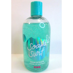 Гель-скраб для душа Victoria`s Secret PINK & Surf Ocean Extracts (355 мл) - Гель-скраб для душу Victoria`s Secret PINK Soap & Surf з екстрактами океану (355 мл)