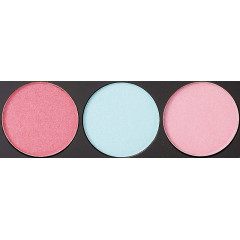 NYX Cosmetics Trio Eye Shadow Palette Cherry/Cool Blue/Hot Pink (3 shades)
