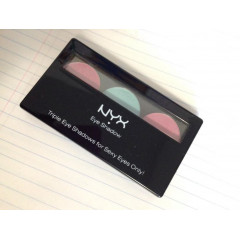 NYX Cosmetics Trio Eye Shadow Palette Cherry/Cool Blue/Hot Pink (3 shades)
