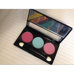 NYX Cosmetics Trio Eye Shadow Palette Cherry/Cool Blue/Hot Pink (3 shades)