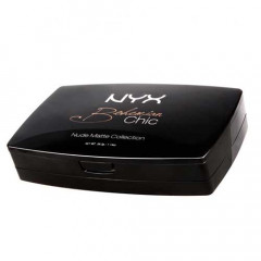 NYX Cosmetics Bohemian Chic Nude Matte Collection makeup set (24 eyeshadow shades and 2 blush shades)