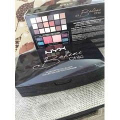 NYX Cosmetics Bohemian Chic Nude Matte Collection makeup set (24 eyeshadow shades and 2 blush shades)