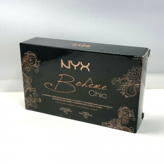 NYX Cosmetics Bohemian Chic Nude Matte Collection makeup set (24 eyeshadow shades and 2 blush shades)