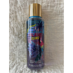 Set of perfumed body sprays Victoria's Secret Island Fling Tropic Heat Neon Palms Electric Beach (4x250 ml)
