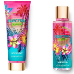 Perfumed spray and body lotion set Victoria's Secret Limited Edition Electric Beach Body Mist and Lotion