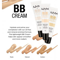 Тональний крем NYX Cosmetics BB Cream (30 мл) GOLDEN (BBCR03)