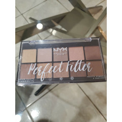 NYX Perfect Filter Shadow Palette Golden Hour (10 shades)