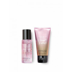 Perfumed mini-set Victoria's Secret Velvet Petals Fragrance Mist & Lotion Gift Set spray and body lotion (2 items)