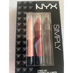 NYX Simply Set Lipstick Set 04 Fairest Maraschino Bewitching (3 x 3 g)