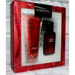 Perfumed body set Victoria's Secret Bombshell Intense travel size (spray and lotion)