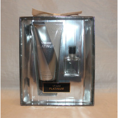 Gift set for men Victoria's Secret VS Him Platinum mini perfume (7 ml) and body lotion (100 ml)