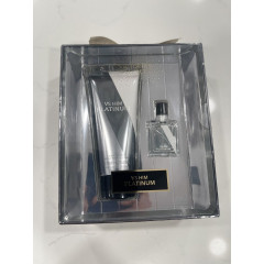 Gift set for men Victoria's Secret VS Him Platinum mini perfume (7 ml) and body lotion (100 ml)