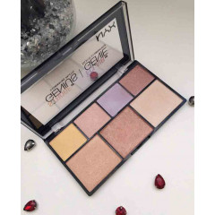 Палетка для стробинга NYX Cosmetics Strobe of Genius Illuminating Palette (7 відтінків)